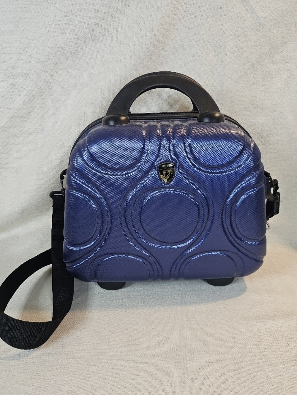 Heys Eco Orbis Hardside Beauty Case / Vanity Travel Bag – Blue